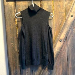 All Saints Cold Shoulder Turtleneck Sweater - sz 2 (US)
